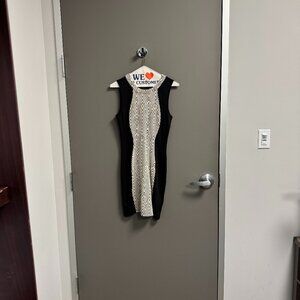 H&M Divided Black and White Dress